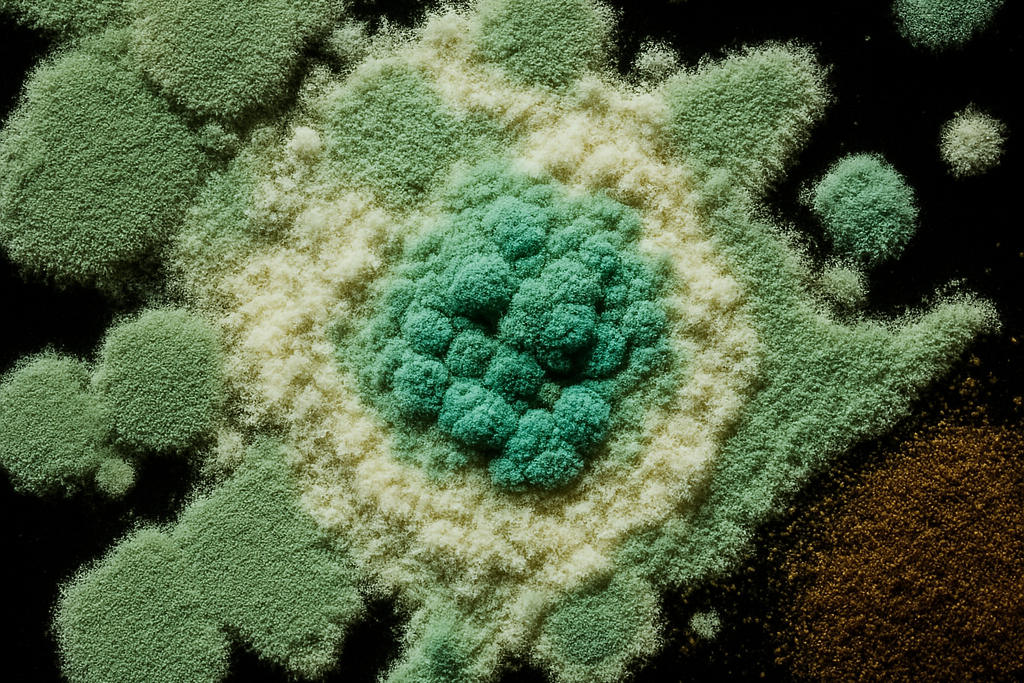 Microscopic picture of mold